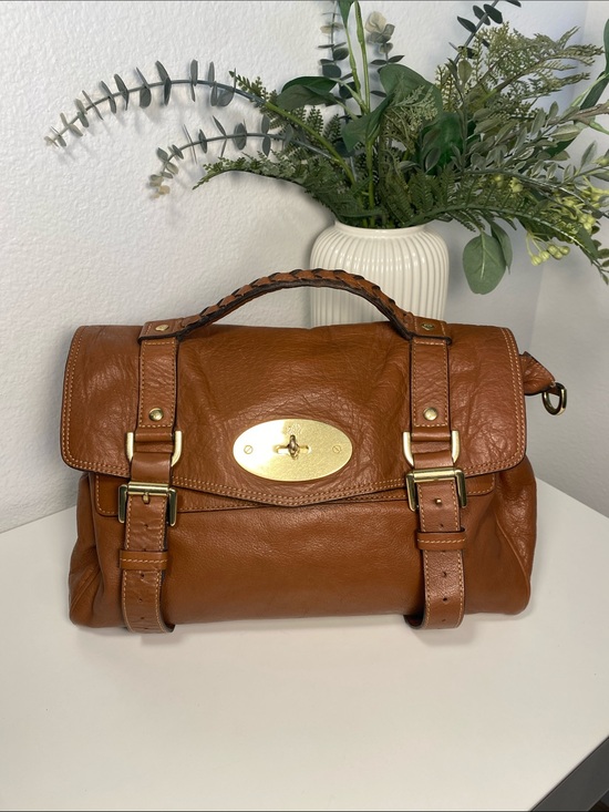 MULBERRY Handbags - MULBERRY Alexa Leather Satchel In Oak
